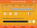 Fast Sound Recorder