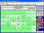 Personal Calendar Generator