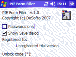 Pocket IE Form Filler Screenshot