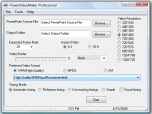 PowerVideoMaker for PowerPoint 2000 Screenshot