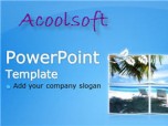 Acoolsoft Free PowerPoint Template Screenshot