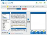 Quickarticlepro Article Writing Software Screenshot