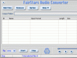 FairStars Audio Converter Screenshot