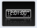 Digital Desktop Clock Screenshot