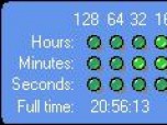 Binary Clock Screenshot