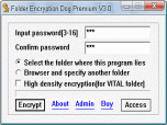 Folder Encryption Dog Premium Screenshot