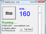 MIDIClock Screenshot