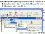 vCard Converter for Outlook Express Screenshot