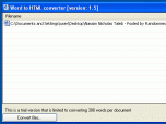 Word to HTML converter