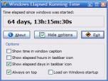 Windows Elapsed Running Time Screenshot