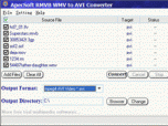 ApecSoft RMVB WMV to AVI Converter Screenshot