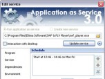 Application as Service Screenshot