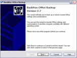 BackRex Office Backup Screenshot