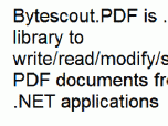 Bytescout PDF SDK