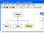 Cadifra UML Editor Screenshot