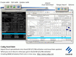 AutoCAD Excel - { Cadig AutoTable} Screenshot