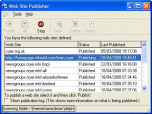 Web Site Publisher Screenshot