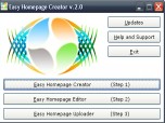 Easy Homepage Creator Screenshot