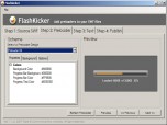 FlashKicker Flash Preloader Software Screenshot