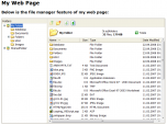 ASP.NET File Manager Control Screenshot