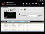 Phone spy telephone recording system Screenshot