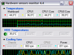 hardware sensors monitor Screenshot