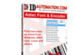IDAutomation Aztec Font and Encoder Screenshot