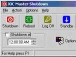 JOC Master Shutdown Screenshot