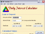 Daily Interest Calculator Screenshot