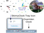 Skinny Clock Screenshot