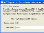 DivX2Mp4 Screenshot