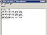 Duplicate Finder for Outlook Express Screenshot