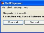 ShellDispenser for namespace extentions Screenshot