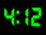 XClock Digital Clock Screen Saver Screenshot