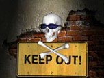 Keep Out (Direct3D) Screen Saver Screenshot