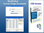 WordPerfect Converter Single Document Screenshot