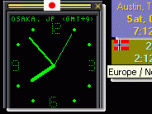 WorldTime Clock Screenshot