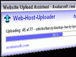 Web-Host-Uploader Screenshot