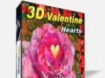 3D Valentine Hearts Screensaver