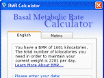 Basal Metabolic Rate Calculator