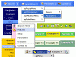 Apycom Java Menus and Buttons Screenshot