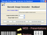 Bookland barcode prime image generator