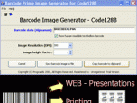 Code128 barcode prime image generator Screenshot