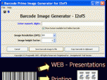 Interleaved 2of5 barcode prime image gen Screenshot