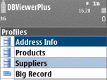 Mobile DBViewer Plus for Nokia S60 3rd E Screenshot