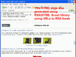 RSS2HTML Scout Screenshot