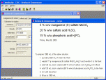 CASC concentration calculator Screenshot