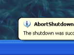 AbortShutdown Screenshot