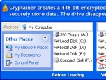 Cryptainer PE Encryption Software Screenshot