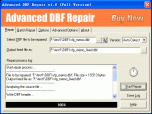 Advanced DBF Repair Screenshot